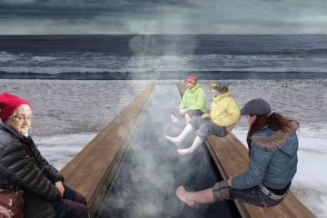 海外「いっそ浸かりたい」カナダ・トロントでの期間限定足湯誕生に沸くカナダ人