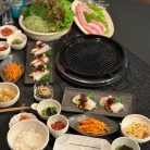 サムギョプサルと鰤のフェの夜ごはん