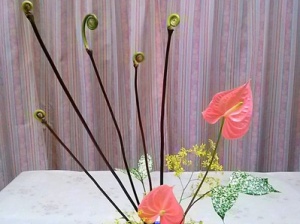 ぜんまい 今週のいけばな ゆみきちの花 華diary