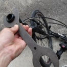 自転車整備とクライミングシューズ