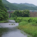 東武日光線　TOBUの橋梁風景(198)行川橋梁のリバティ