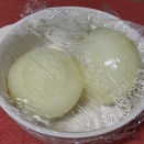 玉ねぎのレンジ蒸し