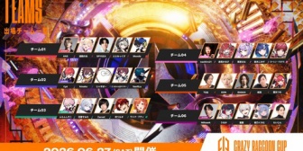 【VTuber】第6回 Crazy Raccoon Cup Overwatch、出場メンバーはコチラ!開催6/27(土)・スクリム開始6/24(水)