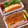【今日のJUNA夫さん弁当】ドッグパンサンド／レッスン無事に終わりました♪