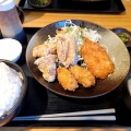 晴れ時々鶏の絶品ランチ！ミックスフライ定食！(ハレトリ７回目)