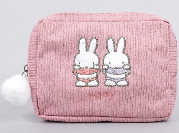 In Red (インレッド) 2026年 3月号増刊 《付録》 miffy 刺繍入りコーデュロイポーチ