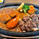 赤穂　ステーキ＆ハンバーグ♪《ぱぴー》