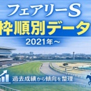 フェアリーS｜枠順別成績（2021年～）