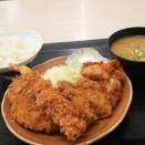 秋の海鮮フライ定食