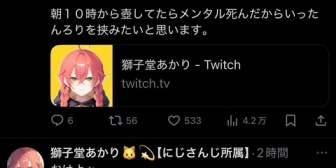 【にじさんじ】あかぴゃ「ちょっとだけツイッチでろりでもしようかなぁ」剣持「こちらLoLでした もう今日は何もできそうにありません」
