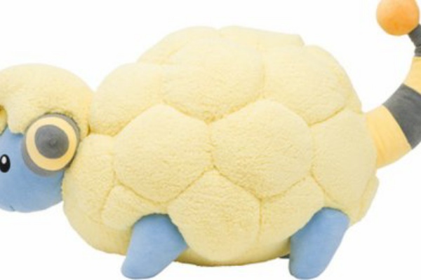 ポケモンガオーレマスターへの道 ポケモン 等身大のメリープぬいぐるみ登場 もこもこ仕様に