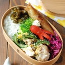 ゴーヤチャンプル弁当【塩と砂糖】