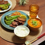 末っ子すぅさんに聞かれたキムチ豚汁の作り方と昨日の晩ごはん、こないだのローストポークの完成写真を見てほしくてｗ