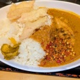 「よもだそば御徒町店」で「よもだカレーと岩下の新生姜天」