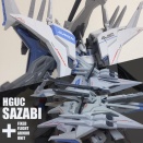 HGUCサザビー　＋　ミノフスキー・フライト・ユニット　ミキシング