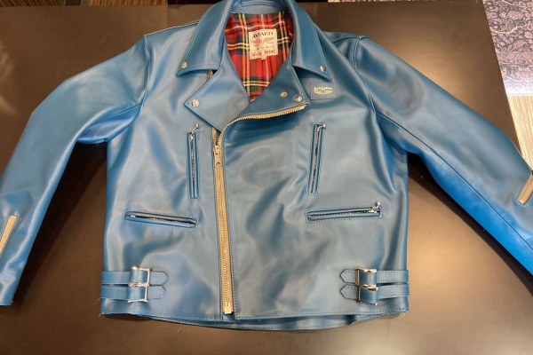 HYSTERIC GLAMOUR 袖牛レザー 切り替えライダースジャケット HYSTERIC GLAMOUR 袖牛レザー 切り替えライダースジャケット