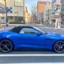 ジャガーFタイプの爆音が快晴の空に響く！