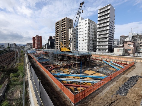 地上32階「ルネタワー八王子」の建設状況！八王子で2番目の高さとなる分譲タワマン（2025.10.18）