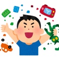 大人になってもヒーロー玩具で遊ぶ男　←たまにいる
