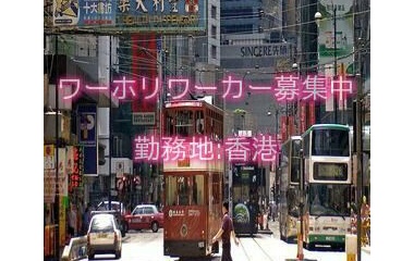 『香港ワーホリ求人情報』の画像