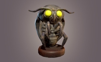 モスマン彫像ランプ