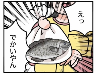ういちゃんが釣ってきた魚！