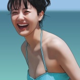 『瀧野由美子さんの似顔絵を描きました』の画像