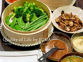 調理30分未満の晩ごはん（集中！）野菜はせいろにおまかせ