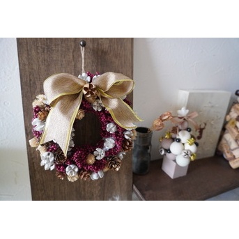 【100均DIY】クリスマスリース＆リバーシブルボード