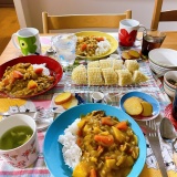 子どもの手が止まらないお野菜で晩ごはん