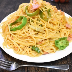 超ガッツリ！にんにくナポリタン