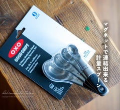 マグネットで連結出来る計量スプーン