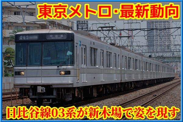 湘南色の部屋（Shonan-color train） - 車両の動き（東京メトロ）