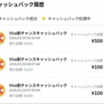 【画像】ワイのVisa割、還元率が限界突破