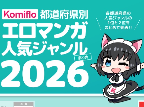 komifloが都道府県別「性癖人気ランキング」を公開！今年もちょいちょいおかしな県おるな？