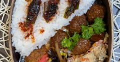 色の濃いきんぴらが好きですから～夫のお弁当734