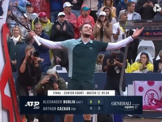 ブブリクが2週連続優勝！！レースランク12位に浮上！全仏から覚醒！？