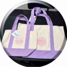 Trader Joe’sラベンダーカラー・ラージサイズトートバッグと『Bag of Cakes』のケーキと♪