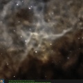 (2000mm) The Mystic Mountain Nebula in Eta Carinae Nebula