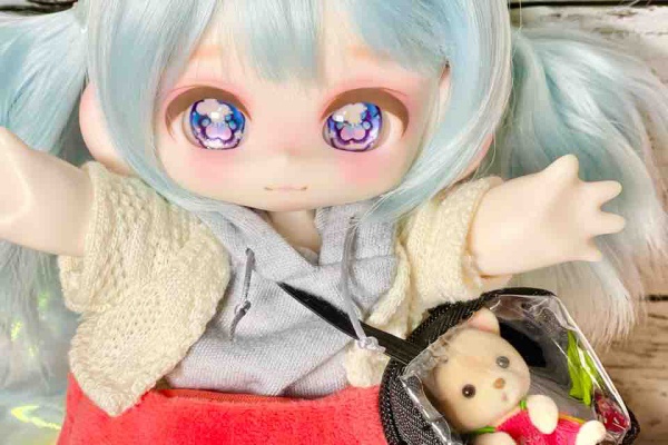 子犬わたあめ1/6サイズ（メイクカスタム） （小さな子犬わたあめ 3D 
