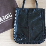 『今日の断捨離 2010年に買ったTAMBUの黒レザーバッグ』の画像