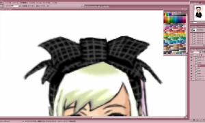 大きなリボンのディテールはこんな感じか…