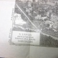 明治26年（1893）古地図鳥瞰図「国宝鎌倉大仏殿境内全図（大仏殿大異山清浄泉寺高徳院全図）」1点/銅版摺り