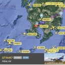 今日の自宅上空