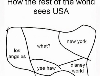 アメリカ人「世界から見て俺達の地理ってこんなイメージって本当？」