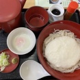 そば屋魚津店のとろろぶっかけ蕎麦と二色並盛り