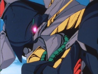 【画像あり】ガンダムのバイアラン「徹底的な軽量化と空力特性の追及により熱核ジェットエンジンと各部スラスターによる大推力で非可変で人型のままで単独飛行が可能です」←これ