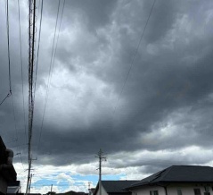 大雨の影響