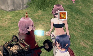 採鉱ドリルから出る煙…