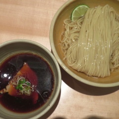 迂直＠吉祥寺　「醤油つけ麺」